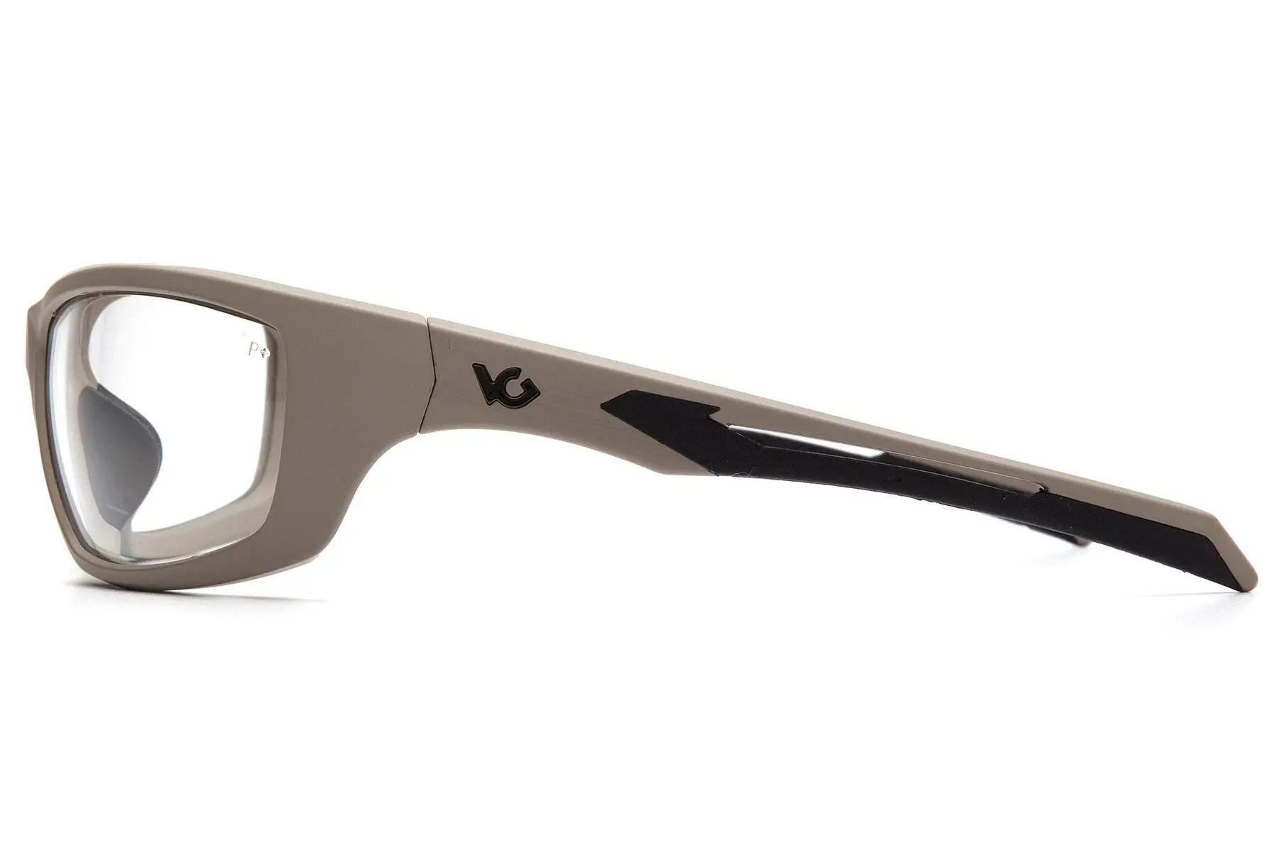 Окуляри захисні відкриті Venture Gear Tactical Howitzer Tan Anti-Fog Прозорий/Пісочний (3ХОВІ-10) - фото 2