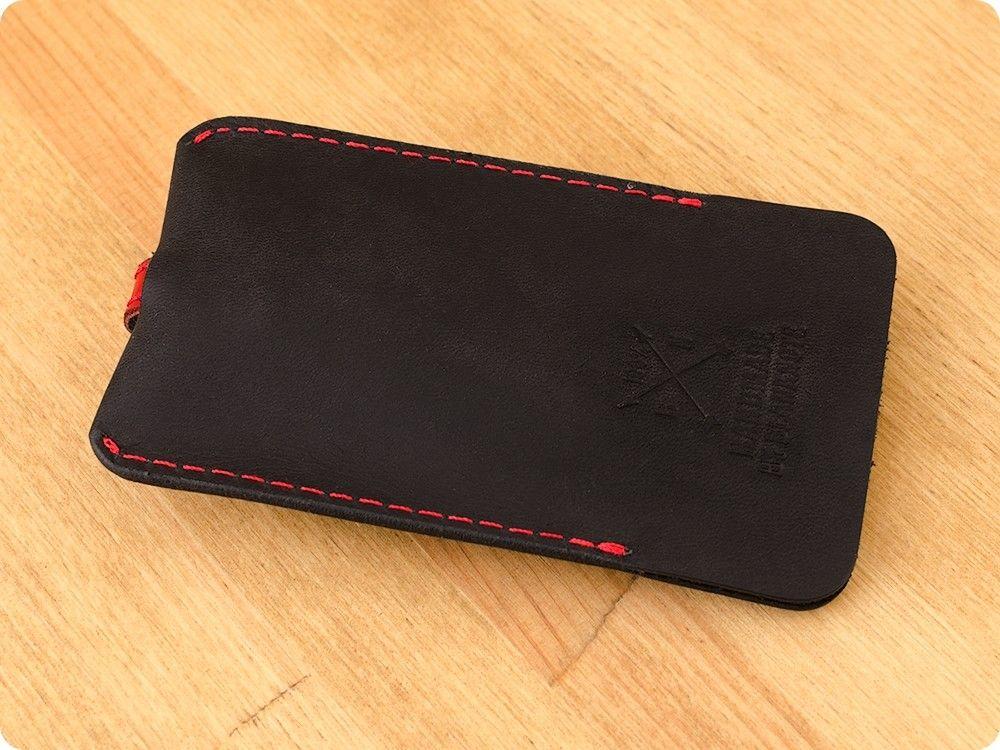 Ключница кожаная 1.0 Черный/Красный (A-026102) - фото 3