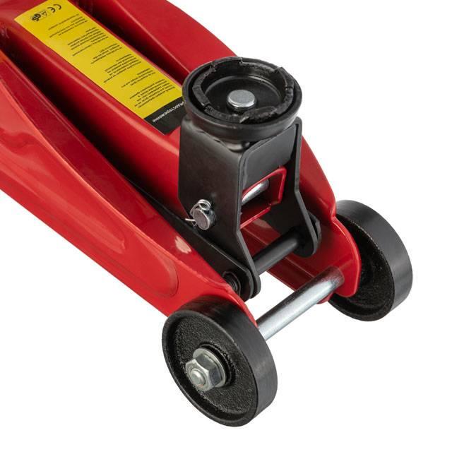 Домкрат гідравлічний Intertool підкатний 2 т висота підйому 135-345 мм (GT0102) - фото 4