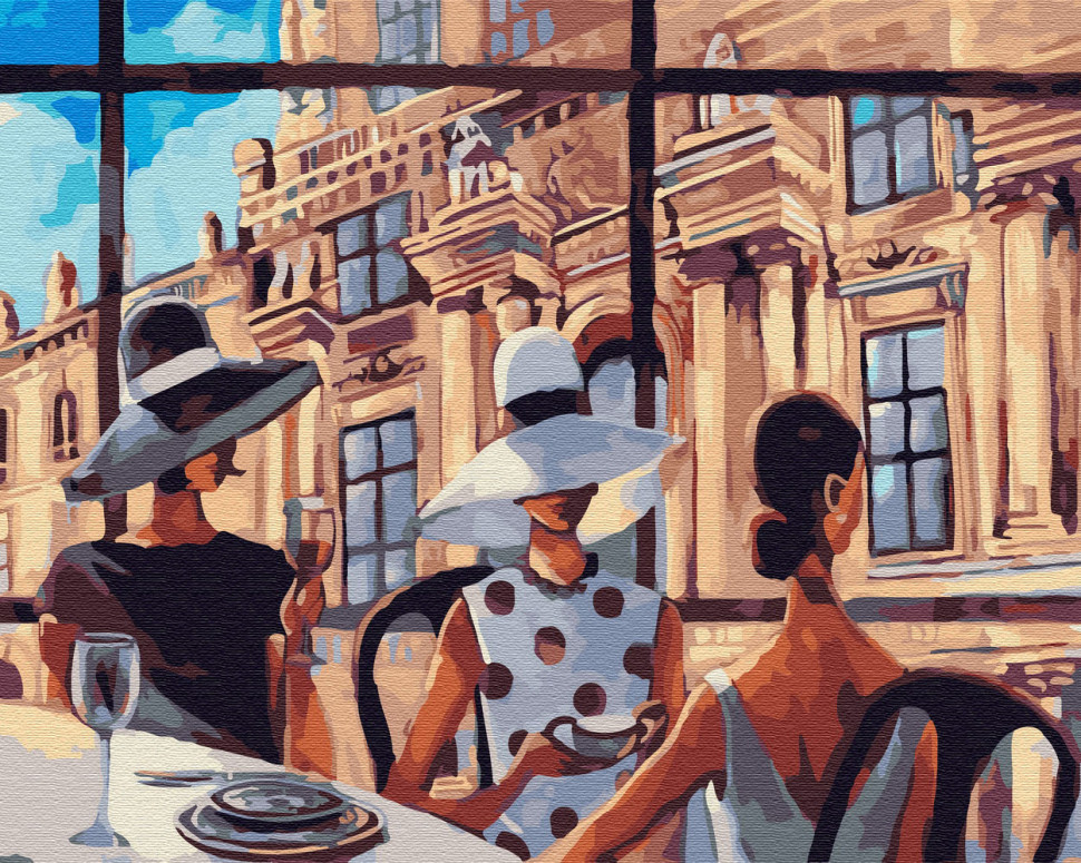 Картина по номерам Brushme Подруги на бранче (GX29727)