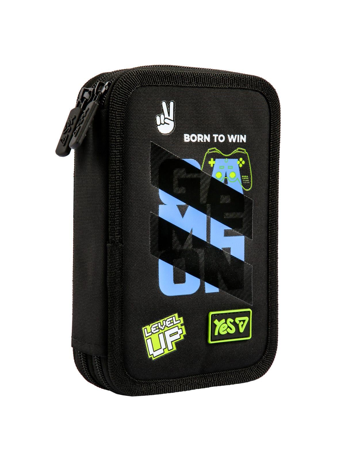Пенал школьный жесткий YES HP-01 Game Loading двойной (533716)