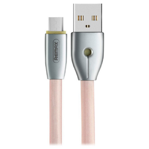 Кабель REMAX Micro USB Knight RC-043m 1М 2.1А silver-rose