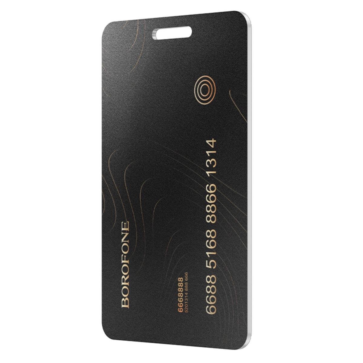 Трекер Borofone BC102 Search card type smart positioning anti-lost device 110 mAh Black (6941991118920) - фото 1 Трекер Borofone BC102 Search card type smart positioning anti-lost device 110 mAh Black (6941991118920) - фото 1