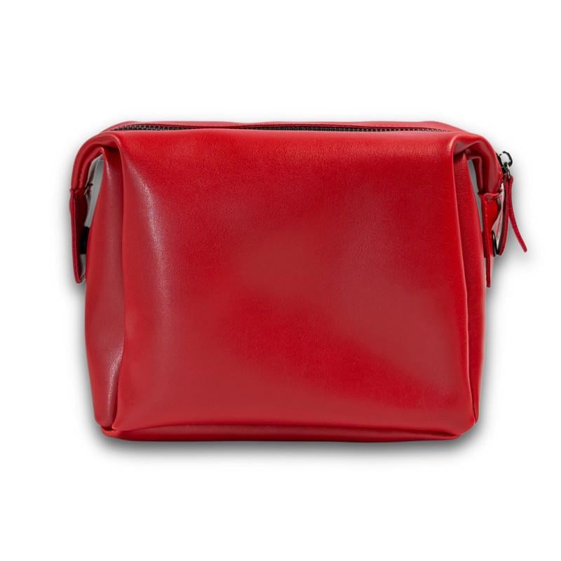 Косметичка Шанель Gorillas Accessories FR31 екошкіра гладка Червоний