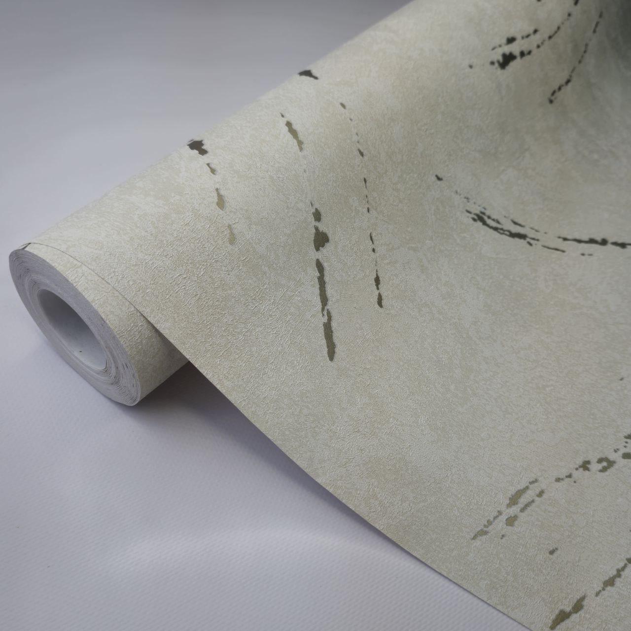 Обои виниловые Marburg с текстурой для спальни/гостиной/кабинета/коридора 10,05x1,06 м Бежевый (1033617)