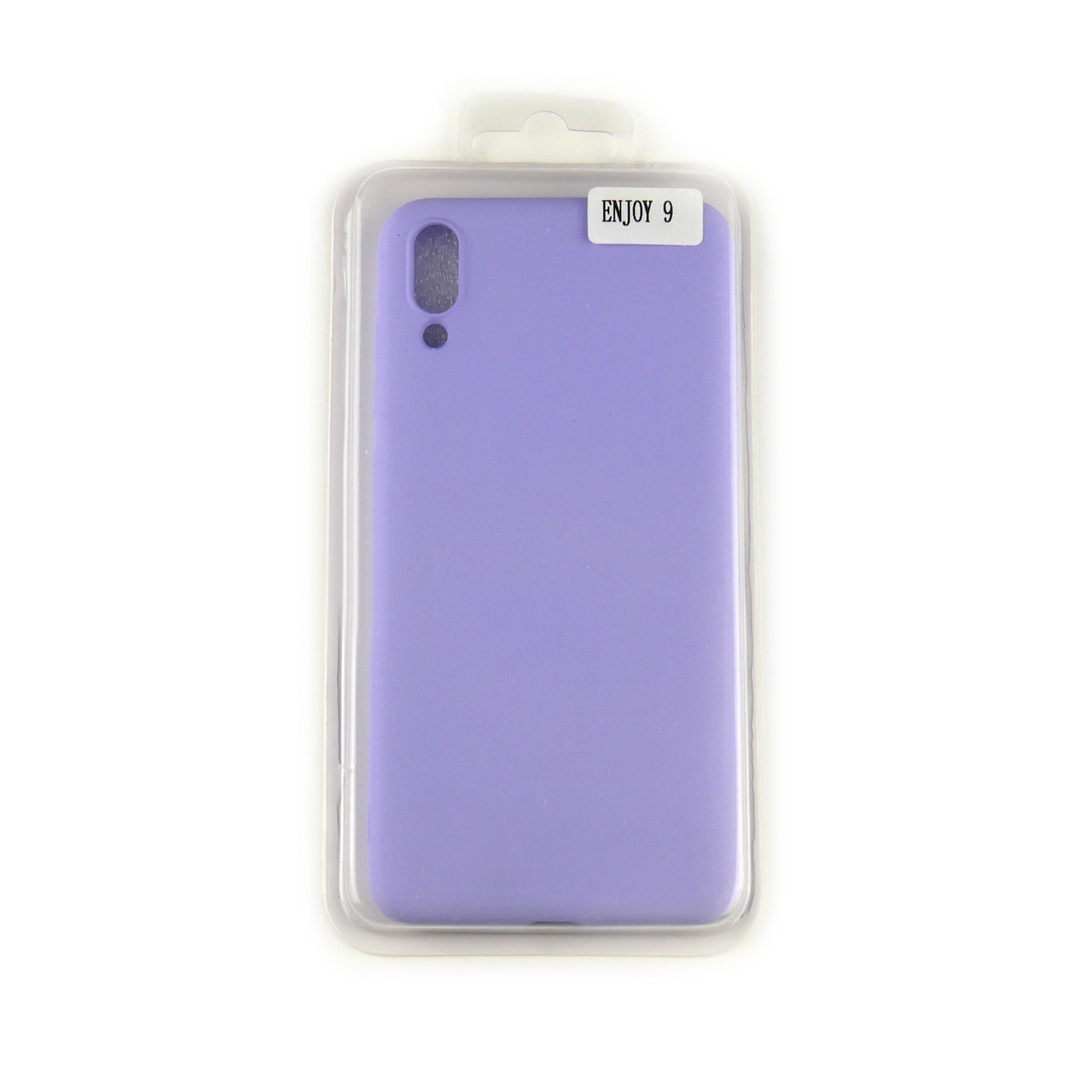 Чехол Silicone Case Full Cover Huawei Enjoy 9 Лавандовый