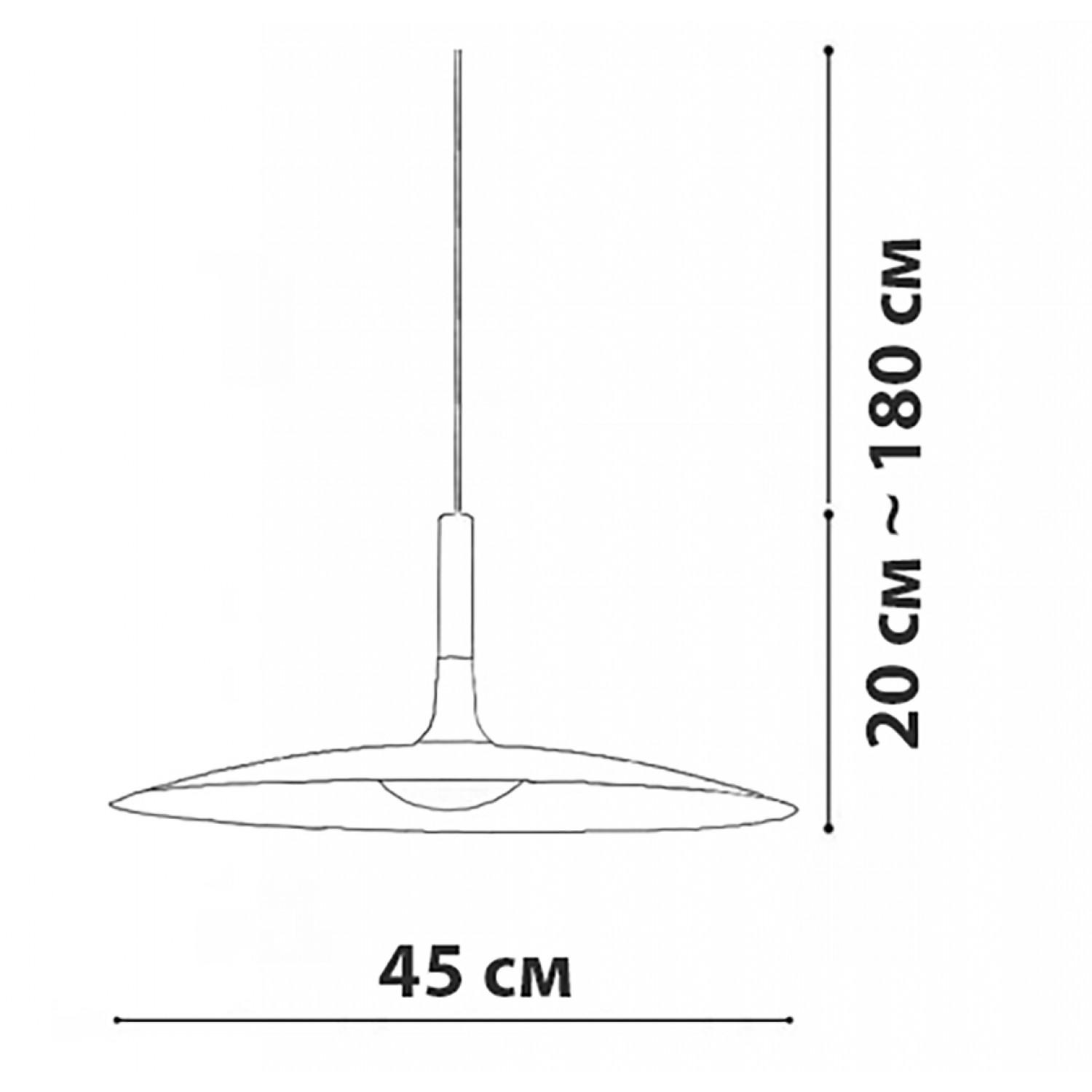 Подвесний светильник Friendlylight Visor M Grey FL3043 - фото 4