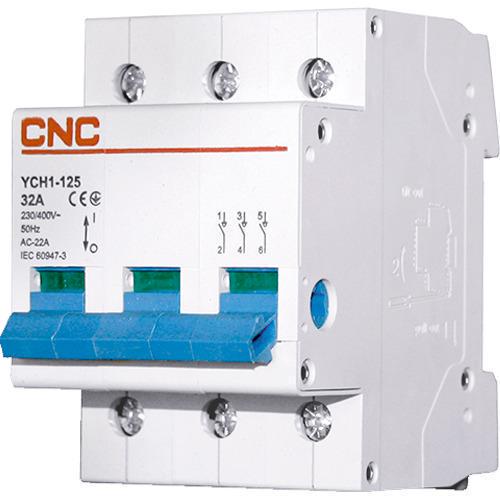 Выключатель нагрузки модульный CNC YCH1-125 3Р 100А (Б00031653)