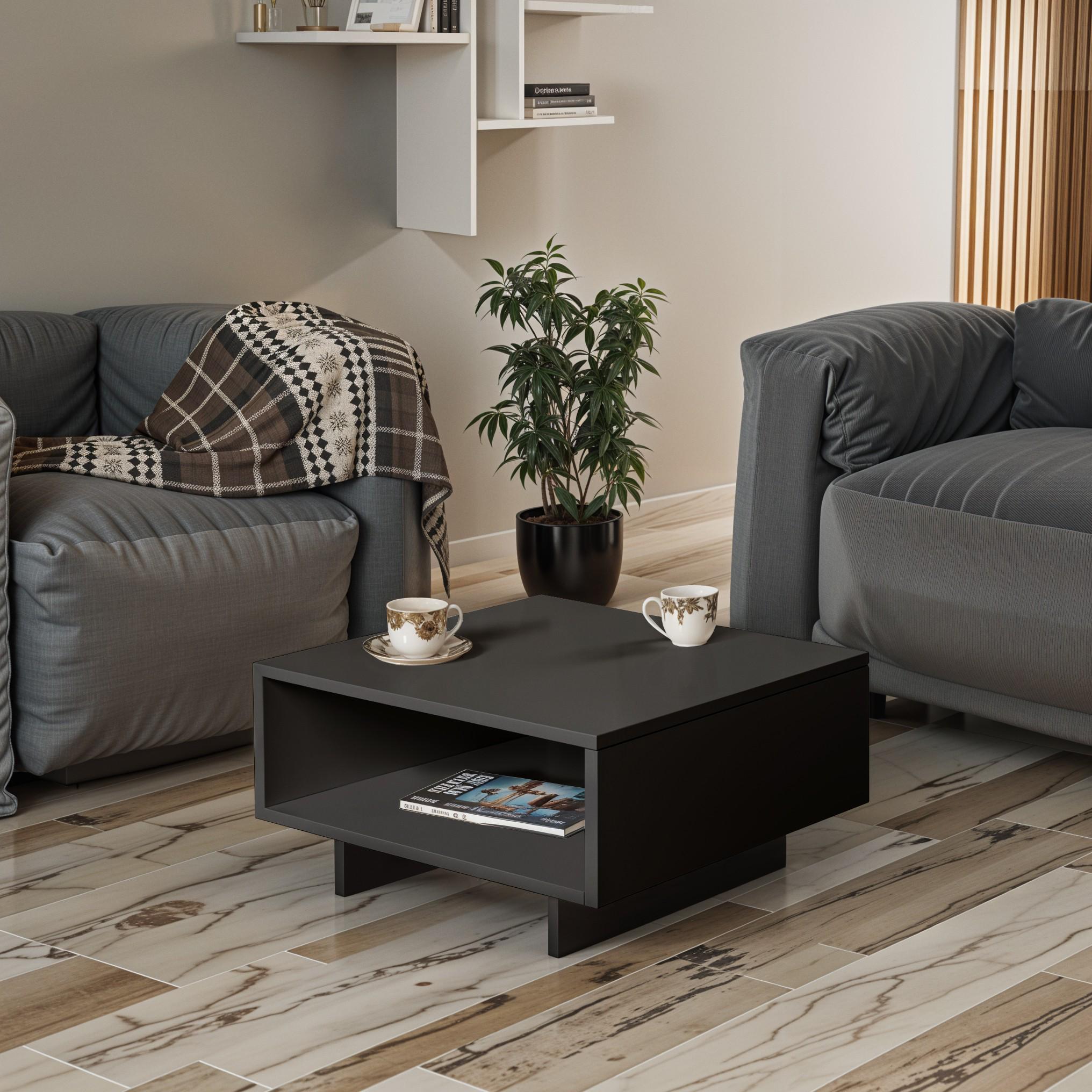 Журнальный стол S-20 590х590х320 мм Антрацит