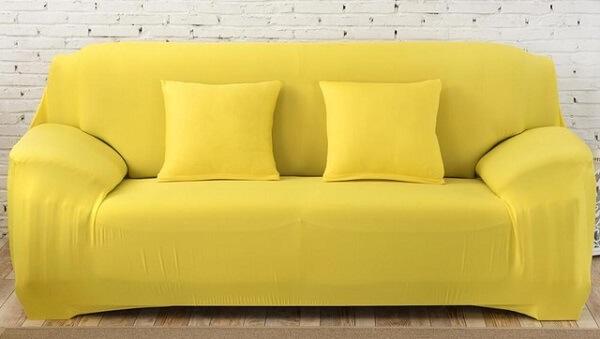 Чехол на 3хместный диван Homytex эластичный Желтый (6-12116)