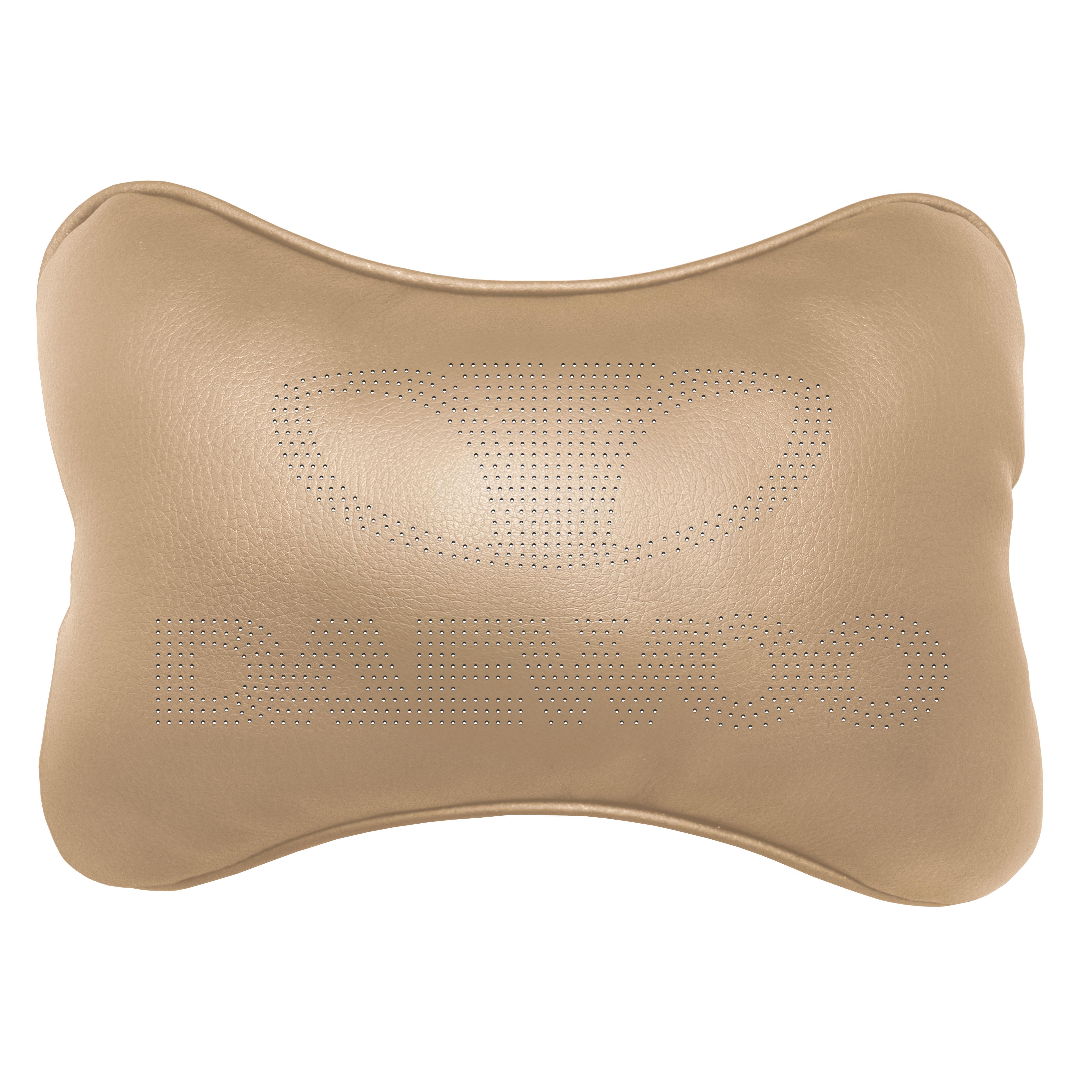 Подушка автомобильная Avtolife Daewoo для шеи из экокожи Бежевый (AVT-LBE-20)