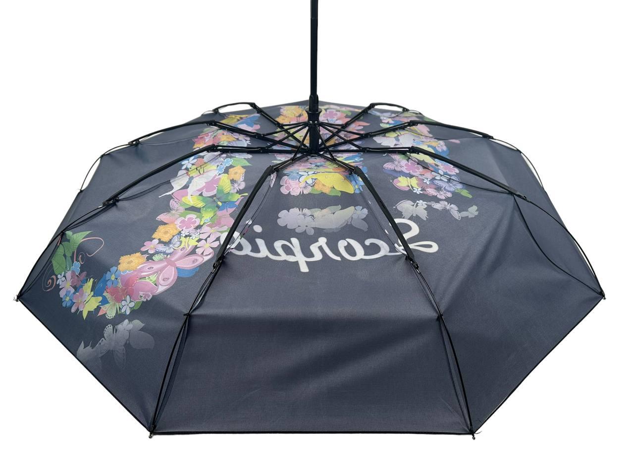 Зонт женский автомат Rain Зодиак Flower Скорпион Scorpio в подарочной упаковке с платком (01040-6) - фото 9