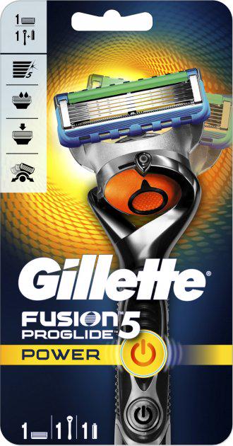 Станок для гоління чоловічий Fusion 5 Gillette Fusion5 ProGlide Power Flexball з 1 змінним картриджем - фото 2