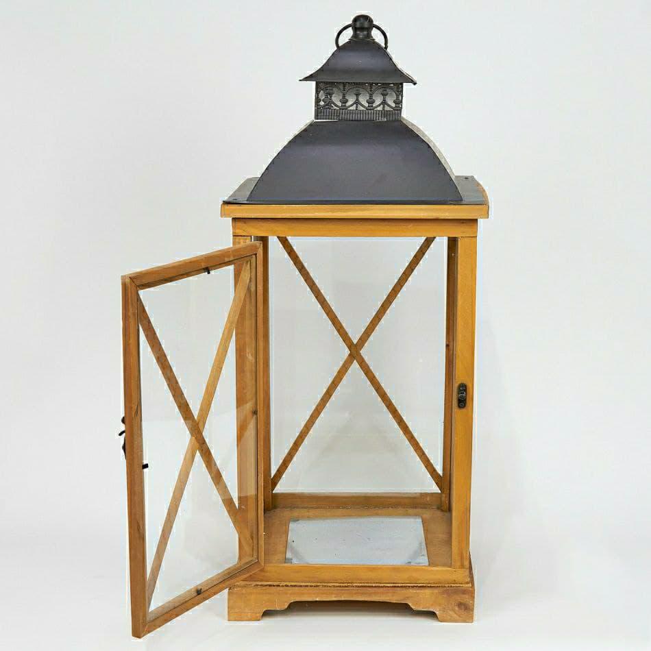 Набір декоративних свічників Decors Wooden lamp 2 шт. (DR000964) - фото 4 Набір декоративних свічників Decors Wooden lamp 2 шт. (DR000964) - фото 4