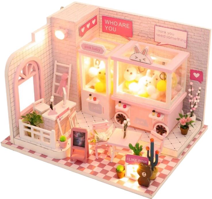 Конструктор румбокс DIY mini house MD 2505 C009 с подсветкой (014614) - фото 2