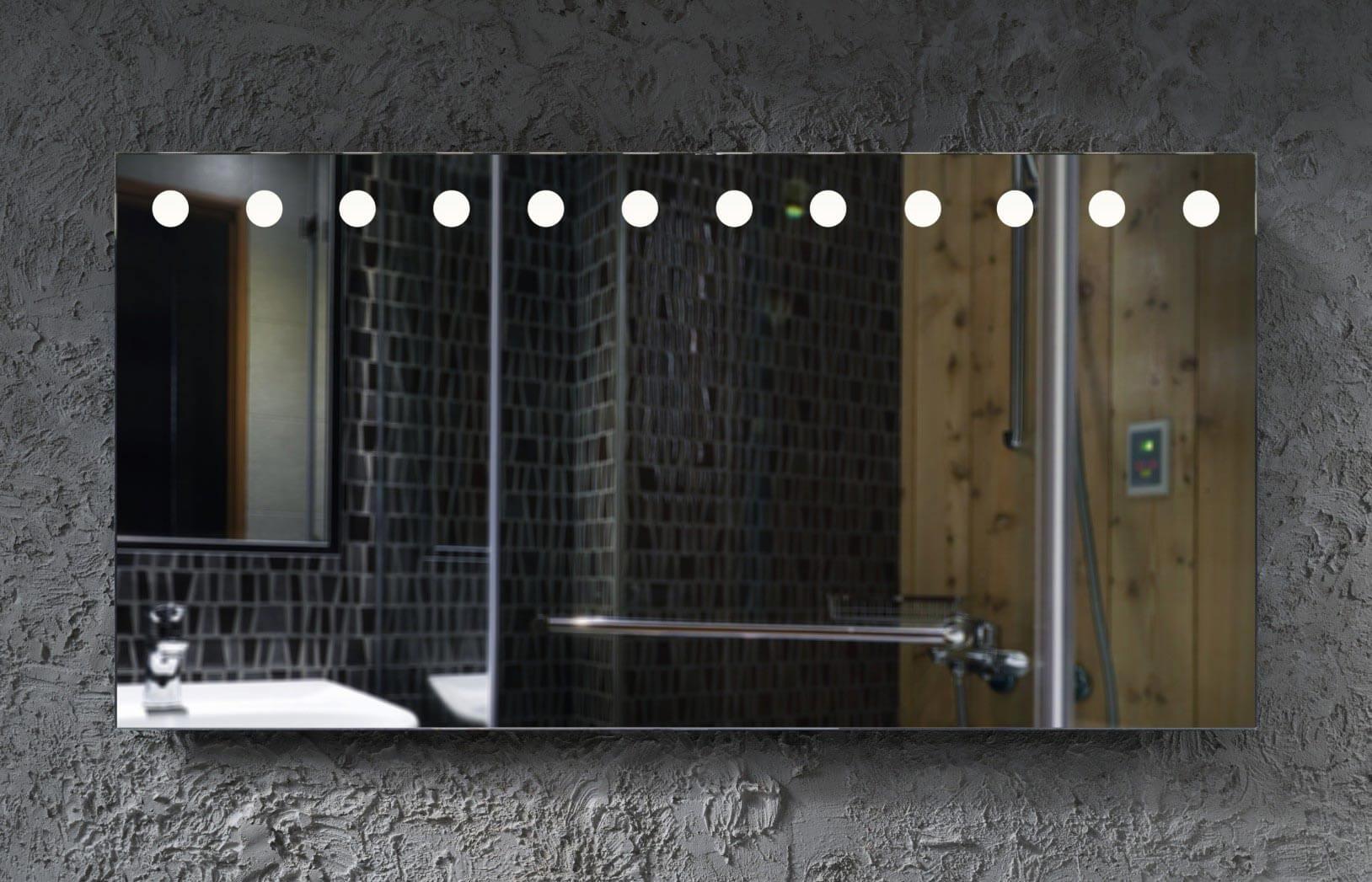 Зеркало Dim Dzerkal OVADO с LED-подсветкой 80х60 см (4333)