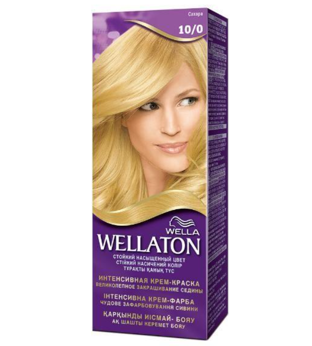 Крем-краска для волос Wellaton интенсивная 10/0 Сахара (23226)