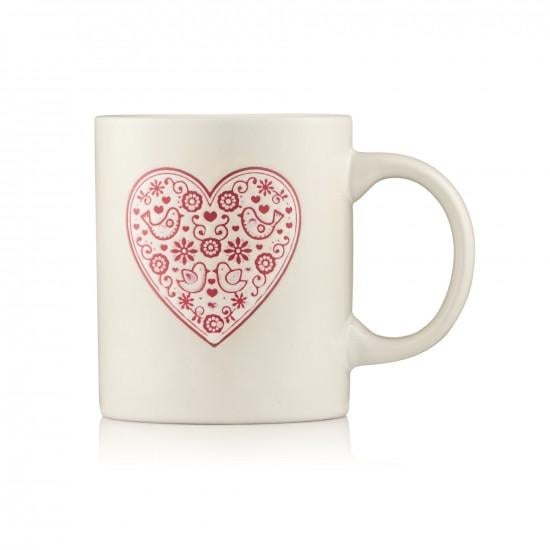Чашка Ardesto Heart 320 мл керамика Белый (AR3074W)