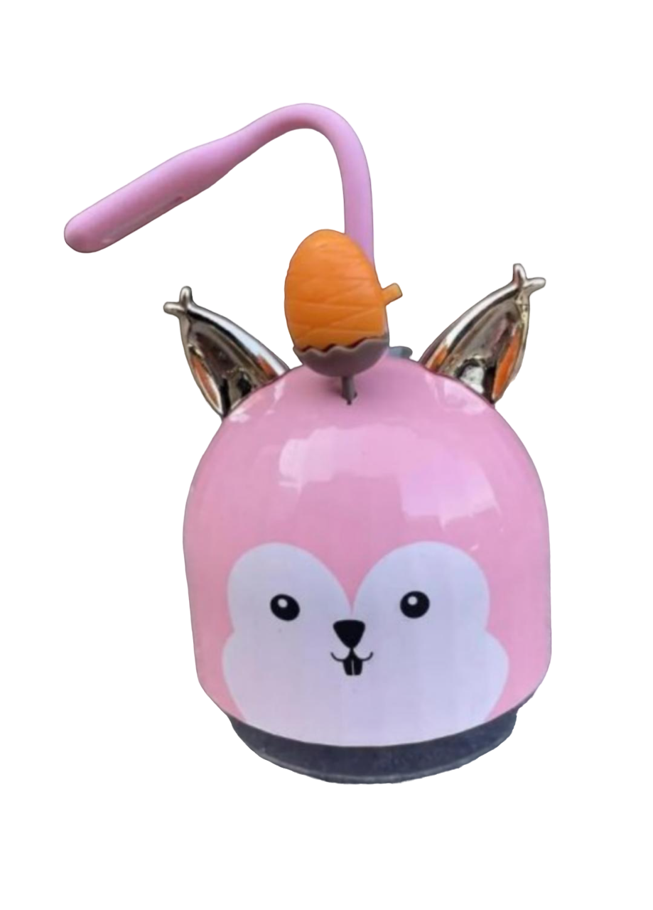 Зволожувач повітря ProGaily лисичка з шишкою USB c led підсвічуванням Рожевий (EL54418)