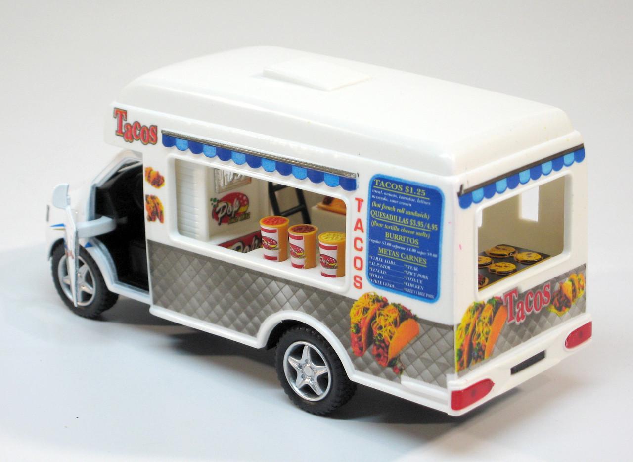 Машина металлическая KS5255W Tacos truck - фото 4 Машина металлическая KS5255W Tacos truck - фото 4