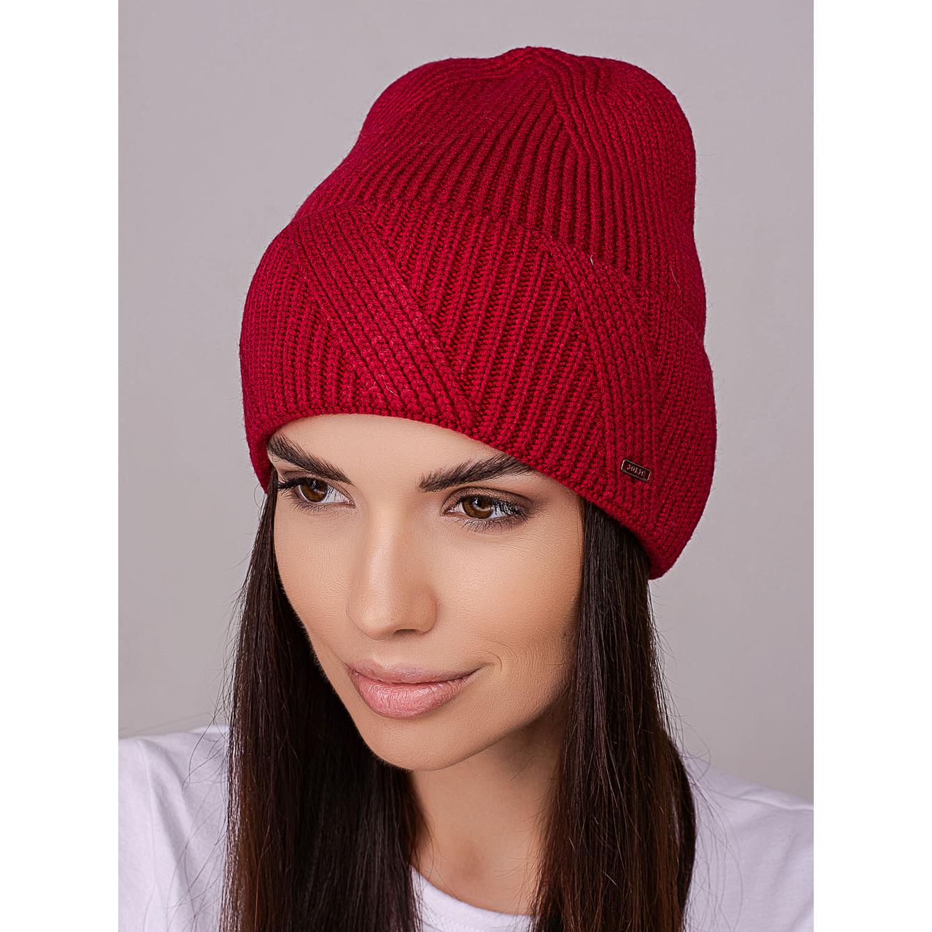 Шапка колпак женская без подкладки с узором Leks ИДИЛИЯ One size Красный (258427) Шапка колпак женская без подкладки с узором Leks ИДИЛИЯ One size Красный (258427)