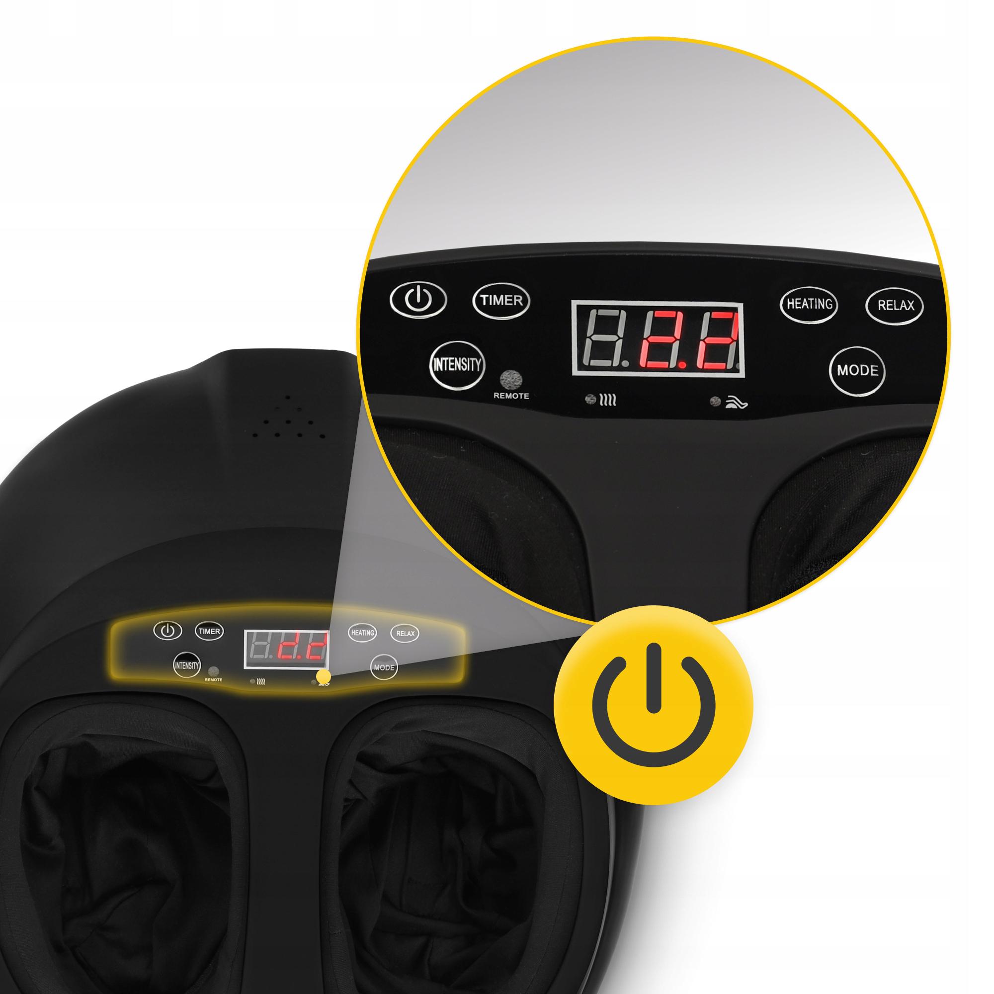 Масажер для стоп 4fizjo Premium багатофункціональний з підігрівом Black (P-5905973403498) - фото 3 Масажер для стоп 4fizjo Premium багатофункціональний з підігрівом Black (P-5905973403498) - фото 3