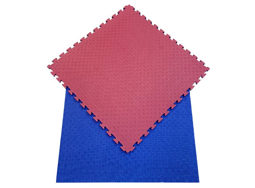 Мат-татами Ласточкин хвост 120 кг/куб. м 26 мм 1х1 м Красно-синий (135897193) - фото 3
