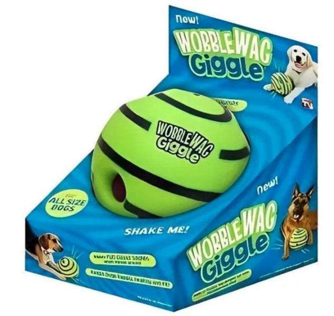 Игрушка для собак Wobble Wag Giggle Ball Мяч с забавными звуками - фото 7 Игрушка для собак Wobble Wag Giggle Ball Мяч с забавными звуками - фото 7