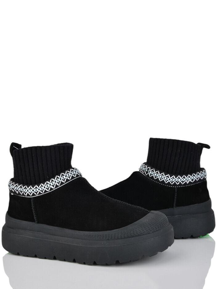 Замшевые угги на овчине ITTS KTN90-1 р. 39 Черный