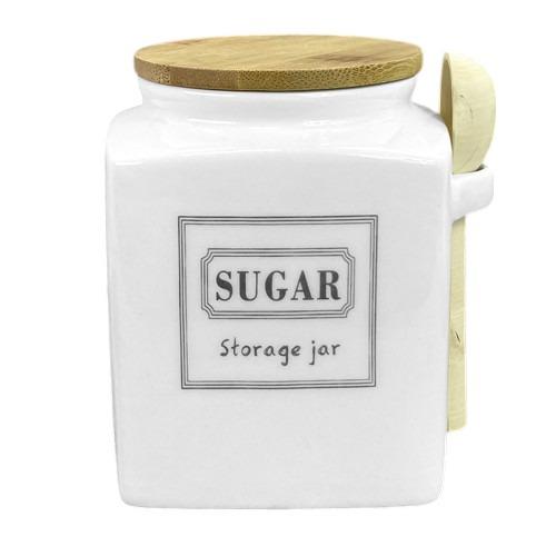 Банка для сахара MC4550-S Storage jar с ложкой 800мл 10x10x13 см (2200000296801)