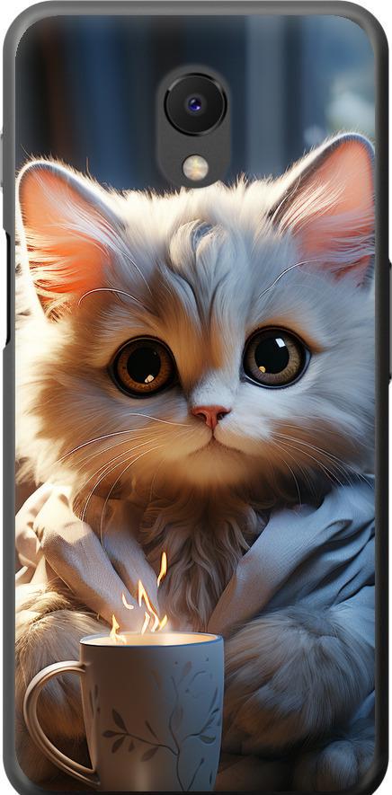 Чехол на Meizu M6s White cat (5646u-1364-42517)