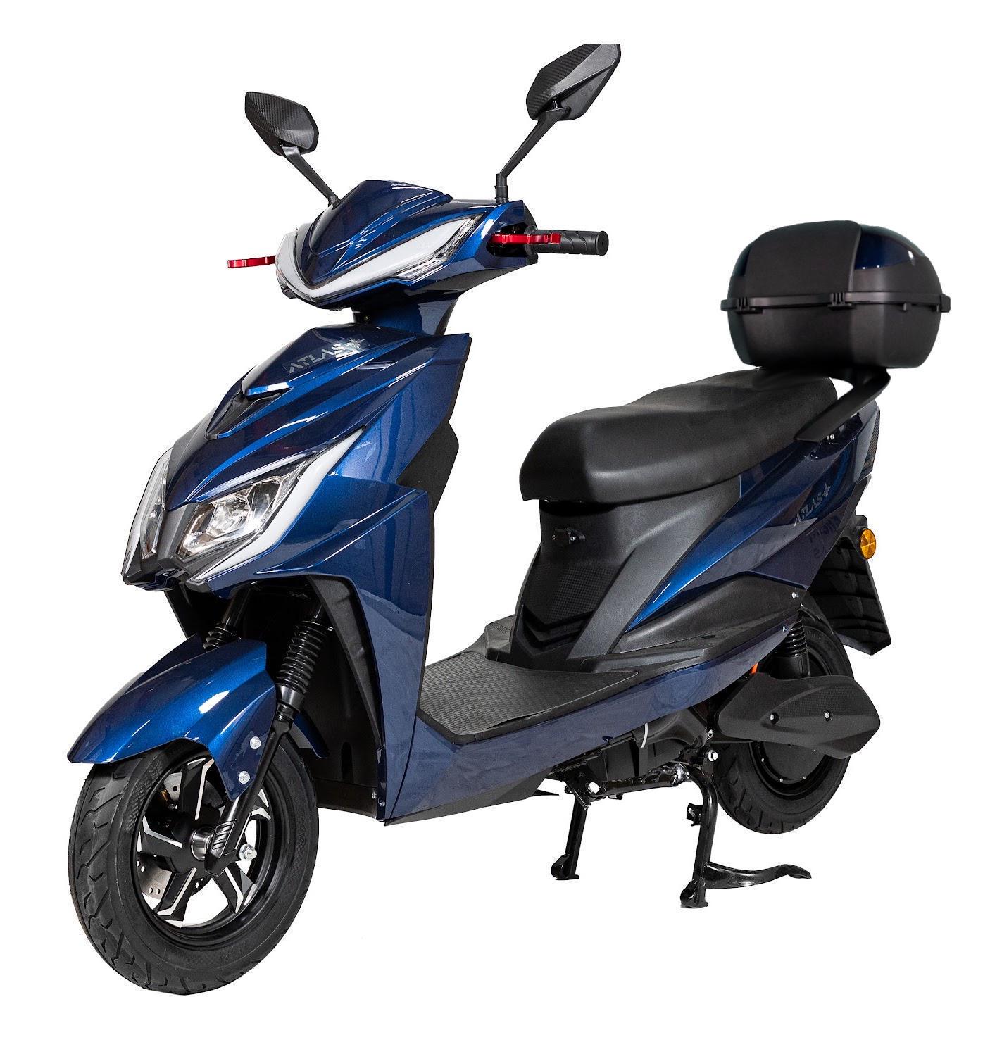 Електроскутер ATLAS Spider Box 1800W Cyan Blue (3131)