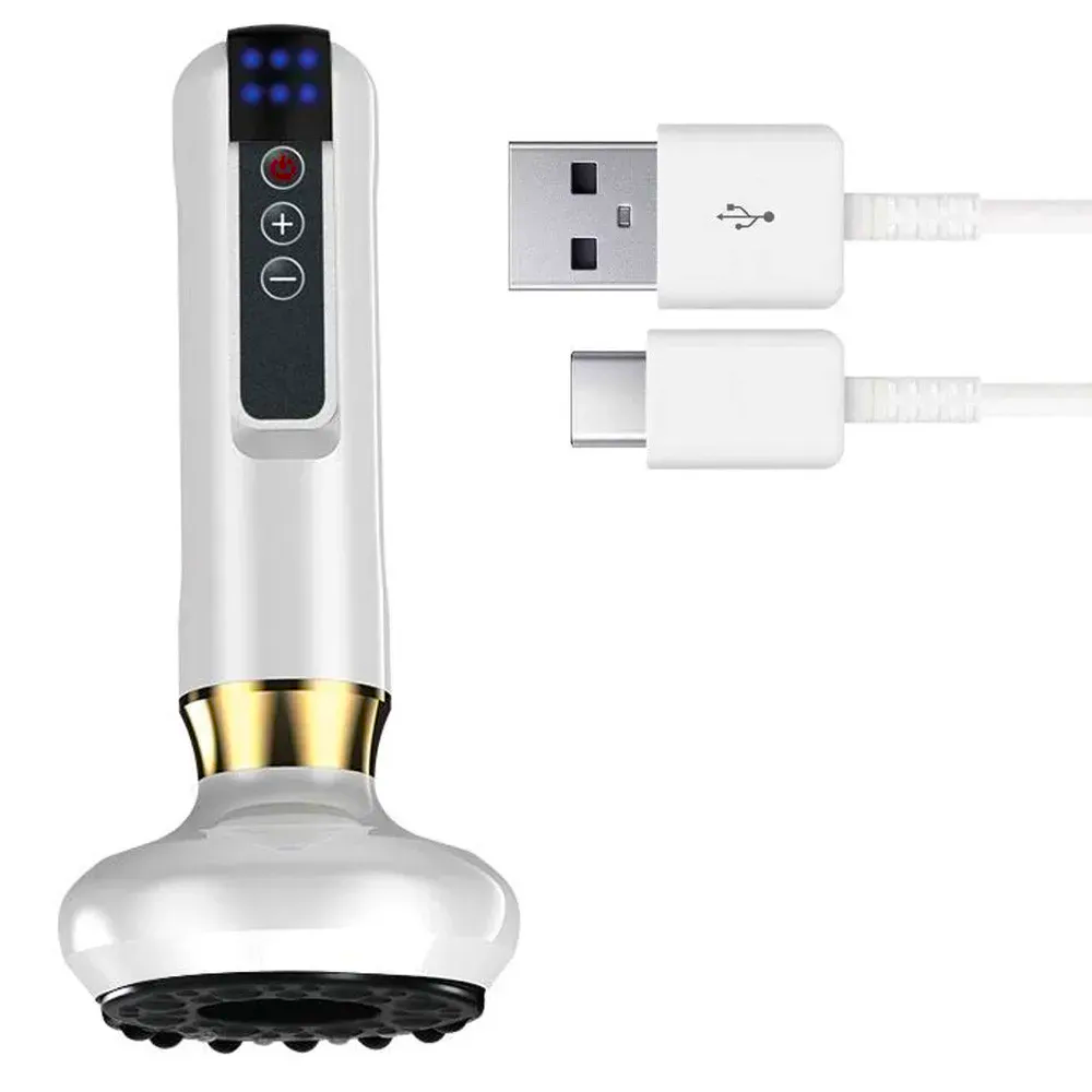 Массажер вакуумный с USB 6 режимов Белый (23458148801)