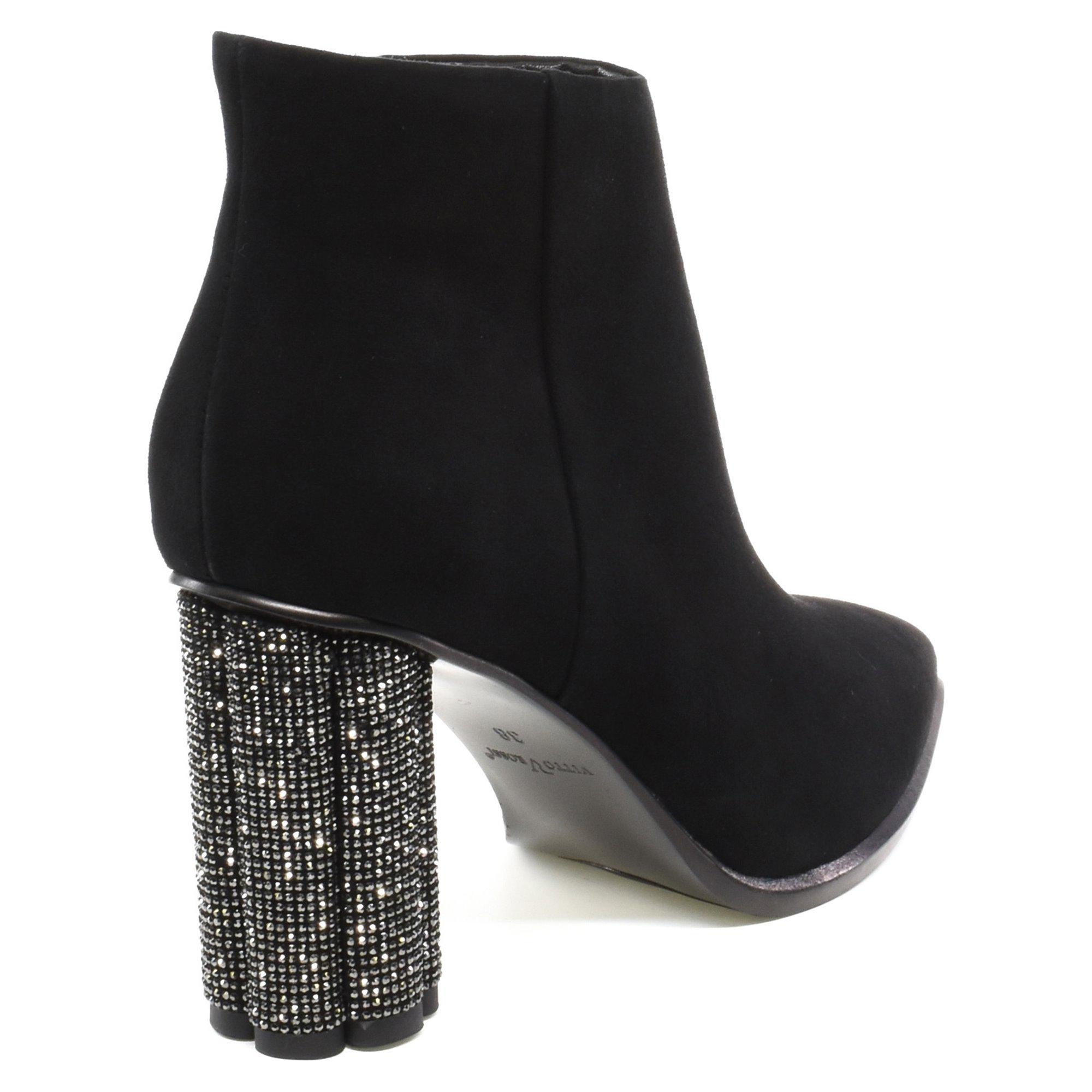 Ботильоны осенние женские Vitto Rossi р. 38 Черный (05435-38) - фото 2 Ботильоны осенние женские Vitto Rossi р. 38 Черный (05435-38) - фото 2