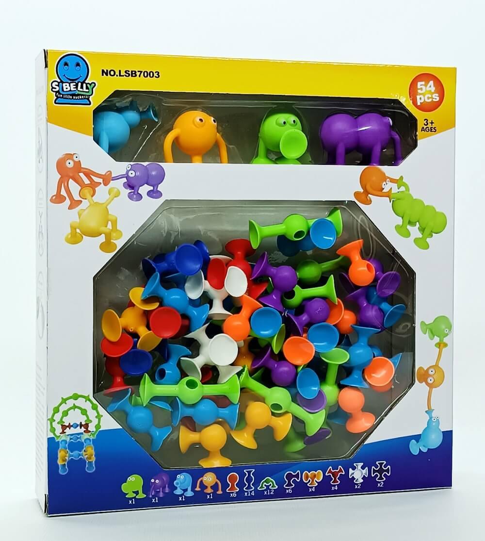 Конструктор Star Toys Stikeez на присосках 54 деталі (lsb7003)