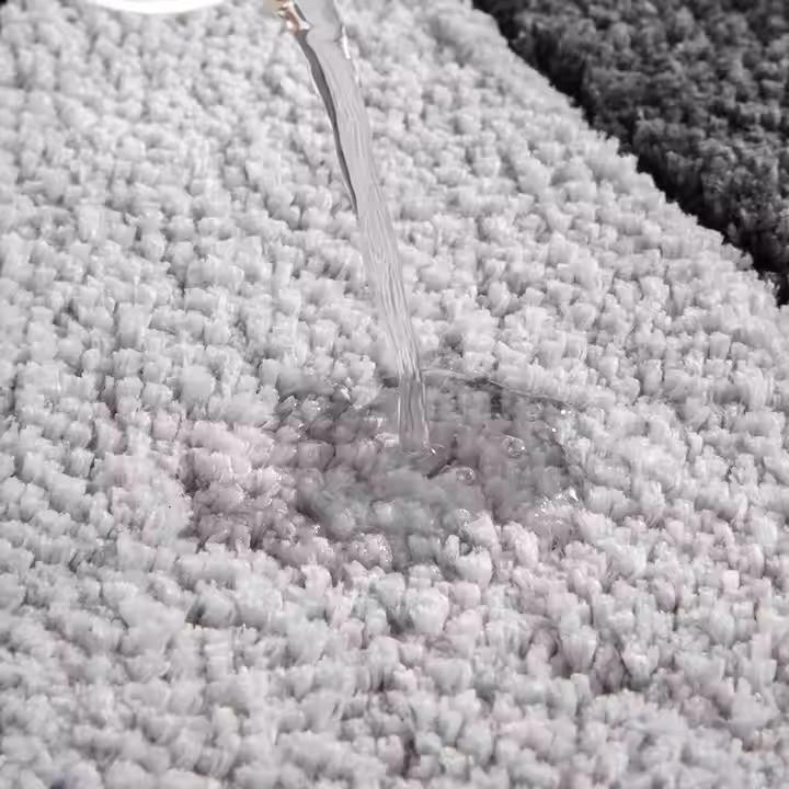 Коврик для ванной Волны антискользящий 50х80 см Серый (2591676169) - фото 4