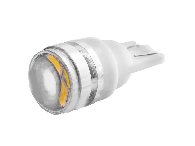 Автомобильная лампа светодиодная LEDUA T10-2835-3 SMD с линзой 12V Белый (2443)