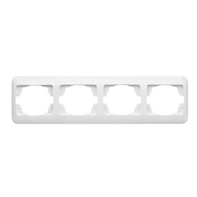 Рамка 4-місна Gunsan Fantasy 1231164000145 Білий - фото 1 Рамка 4-місна Gunsan Fantasy 1231164000145 Білий - фото 1