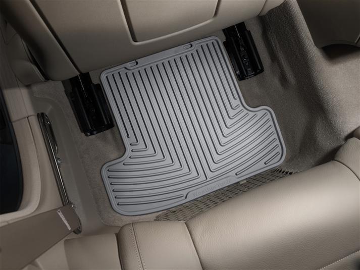Килимки автомобільні задні гумові WeatherTech W166GR Mercedes 6-Series/M6/C-Class Coupe/E-Class Coupe 2012-2015 Сірий (1401363174)