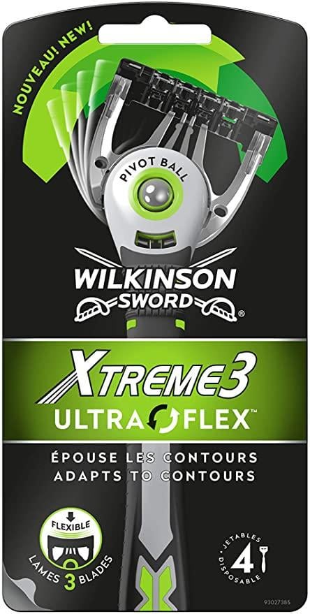 Одноразові станки для гоління Wilkinson Sword Xtreme 3 Ultra Flex Blister 4 шт.