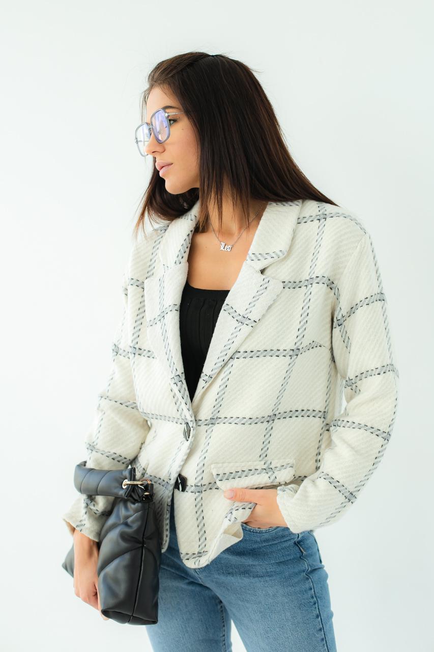 Жакет женский To More.e L Бежевый (9528025) - фото 5