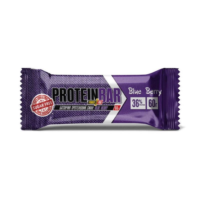 Протеїновий батончик Power Pro 36% Sugar Free 60 г Лохина (21340-01)