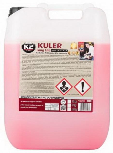 Антифриз K2 Kuler Konc -80°C G12 концентрат 23 кг W416C Красный (192902)