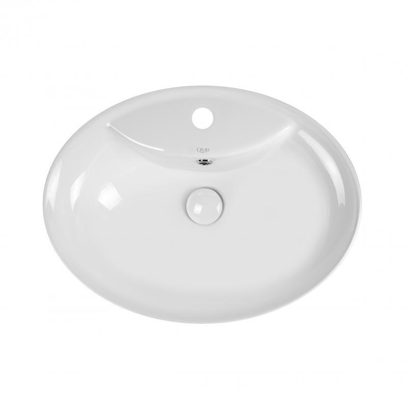 Раковина Q-tap Stork QT1511L737W с донным клапаном