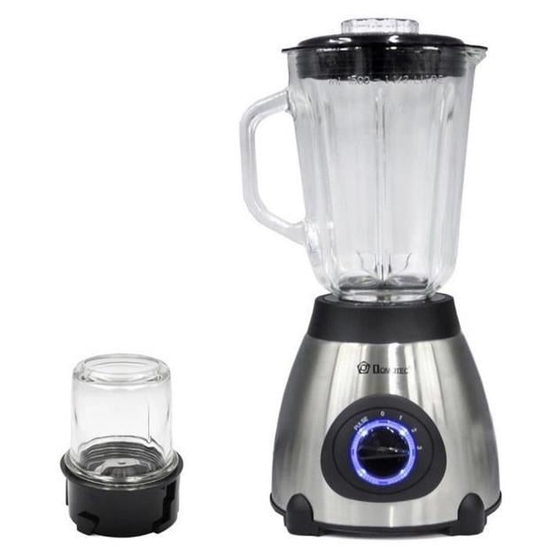 Блендер стационарный с кофемолкой Domotec MS-6610 стеклянная чаша 1,5 л 1000 Вт Серебряный/Черный (2718427956)