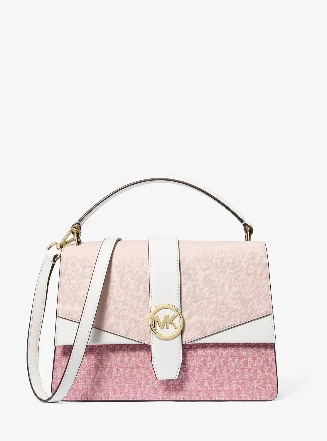 Сумка Michael Kors Greenwich Medium Signature Satchel (35S5GGRS6V)