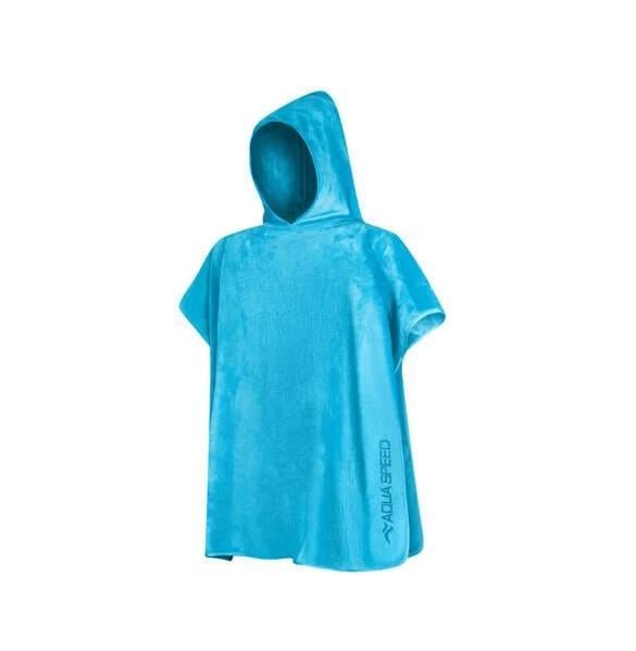 Полотенце пончо Aqua Speed KID'S PONCHO 9330 80х140 см Голубой (5908217693303)