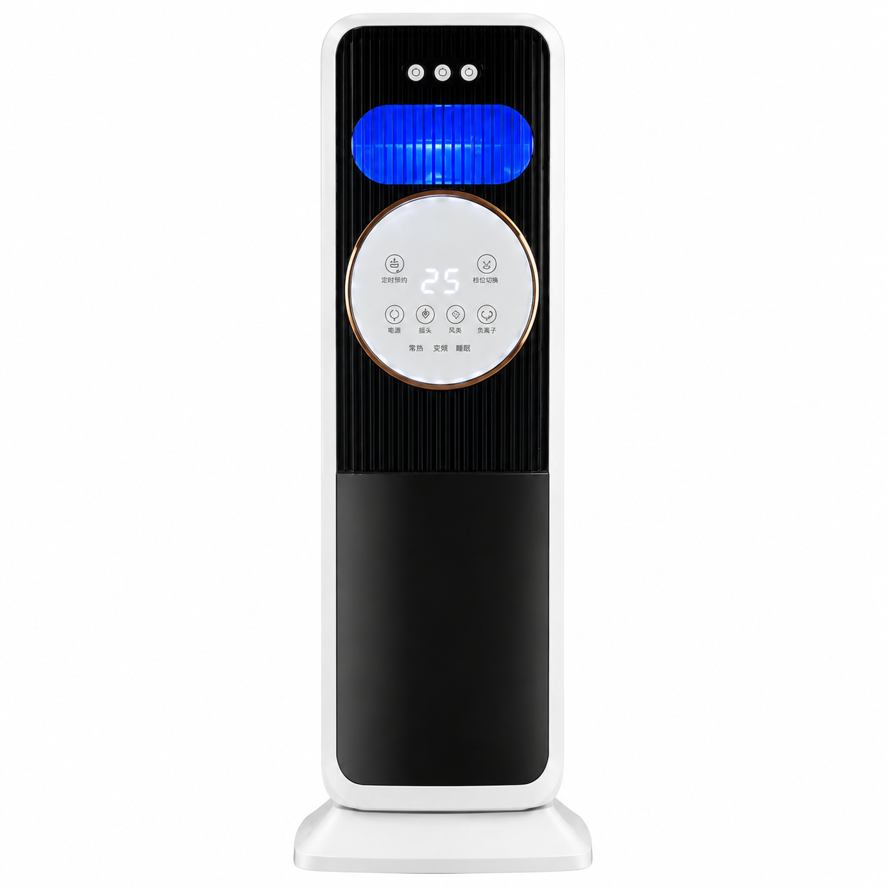 Тепловентилятор колонный керамический X-719 2в1 2000 Вт с пультом (37897159)