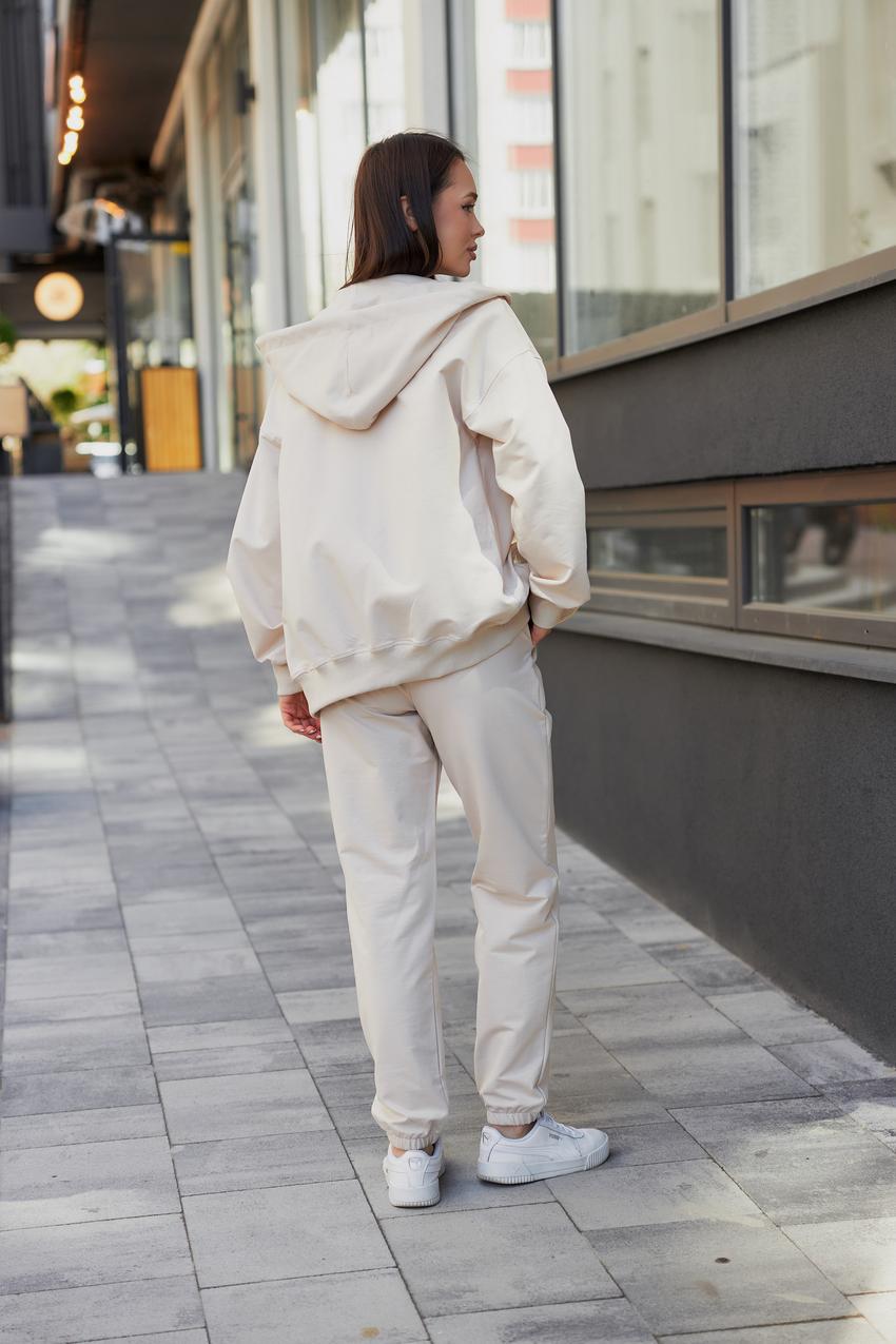 Костюм спортивный женский М136.2 худи на замке/джогеры L Таш (825-1-62) - фото 2 Костюм спортивный женский М136.2 худи на замке/джогеры L Таш (825-1-62) - фото 2