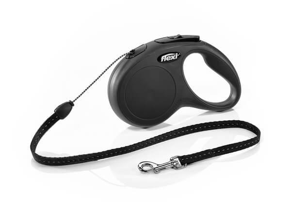 Рулетка-поводок FLEXI Classic S 5 м до 12 кг Черный (1151264258)